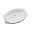 LT1506G#01 24" Oval Undermount Bathroom Sink w/ CEFIONTECT (Cotton White)