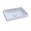 LT475GR#01 Kiwami Rectangular 20" Vessel Bathroom Sink w/ CEFIONTECT (Cotton White)