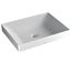 LT475GR#01 Kiwami Rectangular 20" Vessel Bathroom Sink w/ CEFIONTECT (Cotton White)