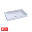 LT476GR#01 Kiwami Rectangular 23" Vessel Bathroom Sink w/ CEFIONTECT (Cotton White)