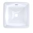 LT491G#01 Connelly Square Undermount Bathroom Sink w/ CEFIONTECT (Cotton White)