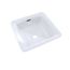 LT491G#01 Connelly Square Undermount Bathroom Sink w/ CEFIONTECT (Cotton White)