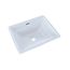 LT533#01 Promenade Rectangular Undermount Bathroom Sink (Cotton White)