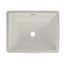 LT533#11 Promenade Rectangular Undermount Bathroom Sink (Colonial White)
