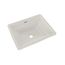 LT533#11 Promenade Rectangular Undermount Bathroom Sink (Colonial White)