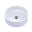 LT573#01 Arvina 16-9/16" Round Vessel Bathroom Sink (Cotton White)