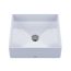 LT574#01 Arvina Square Vessel Fireclay Bathroom Sink (Cotton White)