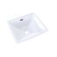 LT624G#01 Legato Rectangular Undermount Bathroom Sink w/ CEFIONTECT (Cotton White)