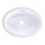 LT641#01 Dartmouth 18-3/4" x 13-3/4" Oval Undermount Bathroom Sink (Cotton White)