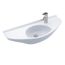 LT650G#01 Oval Wall-Mount Bathroom Sink w/ CEFIONTECT (Cotton White)