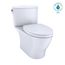 Nexus Two-Piece Elongated 1.28 GPF Universal Height Toilet with CEFIONTECT and SS124 SoftClose Seat, WASHLET+ Ready, Cotton White - MS442124CEFG#01