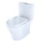 Aquia IV Two-Piece Elongated Dual Flush 1.28 and 0.9 GPF Universal Height Toilet with CEFIONTECT, WASHLET+ Ready, Cotton White - MS446124CEMFGN#01