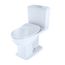 Connelly Two-Piece Elongated Dual Flush 1.28 and 0.9 GPF Toilet with CEFIONTECT, WASHLET+ Ready, Cotton White - MS494234CEMFG#01