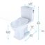 Connelly Two-Piece Elongated Dual Flush 1.28 and 0.9 GPF with CEFIONTECT and Right Lever, WASHLET+ Ready, Cotton White - MS494234CEMFRG#01