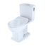 Connelly Two-Piece Elongated Dual Flush 1.28 and 0.9 GPF with CEFIONTECT and Right Lever, WASHLET+ Ready, Cotton White - MS494234CEMFRG#01