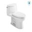 UltraMax II 1G One-Piece Elongated 1.0 GPF Universal Height Toilet with CEFIONTECT and SS124 SoftClose Seat, WASHLET+ Ready, Cotton White - MS604124CUFG#01