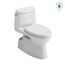 Carlyle II 1.28 GPF Skirted One-Piece Elongated Toilet w/ CEFIONTECT Ceramic Glaze, SoftClose Seat & Tornado Flush (Cotton White)