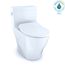 Legato One-Piece Elongated 1.28 GPF Toilet with CEFIONTECT and SoftClose Seat, WASHLET+ Ready, Cotton White - MS624234CEFG#01