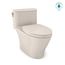 Nexus One-Piece Elongated 1.28 GPF Universal Height Toilet with CEFIONTECT and SS124 SoftClose Seat, WASHLET+ Ready, Sedona Beige - MS642124CEFG#12