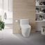 Nexus 1G One-Piece Elongated 1.0 GPF Universal Height Toilet with CEFIONTECT and SS124 SoftClose Seat, WASHLET+ Ready, Colonial White - MS642124CUFG#11