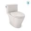 Nexus 1G One-Piece Elongated 1.0 GPF Universal Height Toilet with CEFIONTECT and SS124 SoftClose Seat, WASHLET+ Ready, Colonial White - MS642124CUFG#11