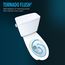 Drake Two-Piece Elongated 1.28 GPF Universal Height TORNADO FLUSH Toilet with CEFIONTECT and SoftClose Seat, WASHLET+ Ready, Cotton White - MS776124CEFG#01
