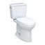Drake Two-Piece Elongated 1.6 GPF Universal Height TORNADO FLUSH Toilet with CEFIONTECT and SoftClose Seat, WASHLET+ Ready, Cotton White - MS776124CSFG#01