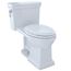 Promenade II 1.28 GPF One-Piece Elongated Toilet w/ CEFIONTECT Ceramic Glaze, SoftClose Seat, & Tornado Flush (Cotton White)