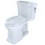 Promenade II One-Piece Elongated 1.28 GPF Universal Height Toilet with CEFIONTECT and Right-Hand Trip Lever, Cotton White - MS814224CEFRG#01