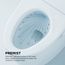 NEOREST RS Dual Flush 1.0 or 0.8 GPF Toilet with Intergeated Bidet Seat and EWATER+, Cotton White - MS8341CUMFG#01