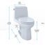 Ultimate One-Piece Elongated 1.6 GPF Toilet, Bone - MS854114#03