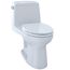 Eco Ultramax 1.28 GPF One-Piece Elongated Toilet w/ SoftClose Seat and E-MAX Flush System (Cotton White)