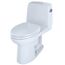 Eco UltraMax One-Piece Elongated 1.28 GPF ADA Compliant Toilet with Right-Hand Trip Lever, Cotton White - MS854114ELR#01