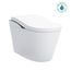 NEOREST LS Dual Flush 1.0 or 0.8 GF Integrated Bidet Toilet, Cotton White with Black Trim - MS8732CUMFG#01B