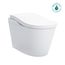 NEOREST LS Dual Flush 1.0 or 0.8 GF Integrated Bidet Toilet, Cotton White with Silver Trim - MS8732CUMFG#01S