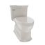 Eco Soirée One Piece Elongated 1.28 GPF Universal Height Skirted Toilet with CEFIONTECT, Bone - MS964214CEFG#03