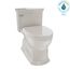 Eco Soirée One Piece Elongated 1.28 GPF Universal Height Skirted Toilet with CEFIONTECT, Bone - MS964214CEFG#03