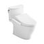WASHLET+ Nexus Two-Piece Elongated 1.28 GPF Toilet with C2 Bidet Seat, Cotton White - MW4423074CEFG#01