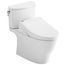 WASHLET+ Nexus Two-Piece Elongated 1.28 GPF Toilet with C5 Bidet Seat, Cotton White - MW4423084CEFG#01