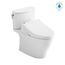 WASHLET+ Nexus Two-Piece Elongated 1.28 GPF Toilet with C5 Bidet Seat, Cotton White - MW4423084CEFG#01