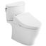 WASHLET+ Nexus 1G Two-Piece Elongated 1.0 GPF Toilet with C5 Bidet Seat, Cotton White - MW4423084CUFG#01
