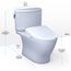 WASHLET+ Nexus Two-Piece Elongated 1.28 GPF Toilet with Auto Flush S7 Contemporary Bidet Seat, Cotton White - MW4424726CEFGA#01