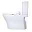 WASHLET+ Aquia IV Two-Piece Elongated Dual Flush 1.28 and 0.9 GPF Toilet with S7A Contemporary Bidet Seat, Cotton White - MW4464736CEMFGN#01