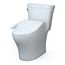 WASHLET+ Aquia IV Arc Two-Piece Elongated Dual Flush 1.28 and 0.9 GPF Toilet with C2 Bidet Seat, Cotton White - MW4483074CEMFGN#01