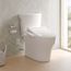 WASHLET+ Aquia IV Arc Two-Piece Elongated Dual Flush 1.28 and 0.9 GPF Toilet with C2 Bidet Seat, Cotton White - MW4483074CEMFGN#01