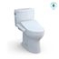 WASHLET+ Drake II Two-Piece Elongated 1.28 GPF Toilet and WASHLET+ C2 Bidet Seat, Cotton White - MW4543074CEFG#01