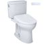 WASHLET+ Drake II Two-Piece Elongated 1.28 GPF Toilet with Auto Flush WASHLET+ S7A Contemporary Bidet Seat, Cotton White - MW4544736CEFGA#01