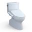 WASHLET+ Vespin II 1G Two-Piece Elongated 1.0 GPF Toilet and WASHLET+ C2 Bidet Seat, Cotton White - MW4743074CUFG#01