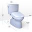 WASHLET+ Vespin II Two-Piece Elongated 1.28 GPF Toilet and WASHLET+ S7A Contemporary Bidet Seat, Cotton White - MW4744736CEFG#01