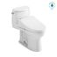 WASHLET+ UltraMax II 1G One-Piece Elongated 1.0 GPF Toilet and WASHLET+ C5 Bidet Seat, Cotton White - MW6043084CUFG#01